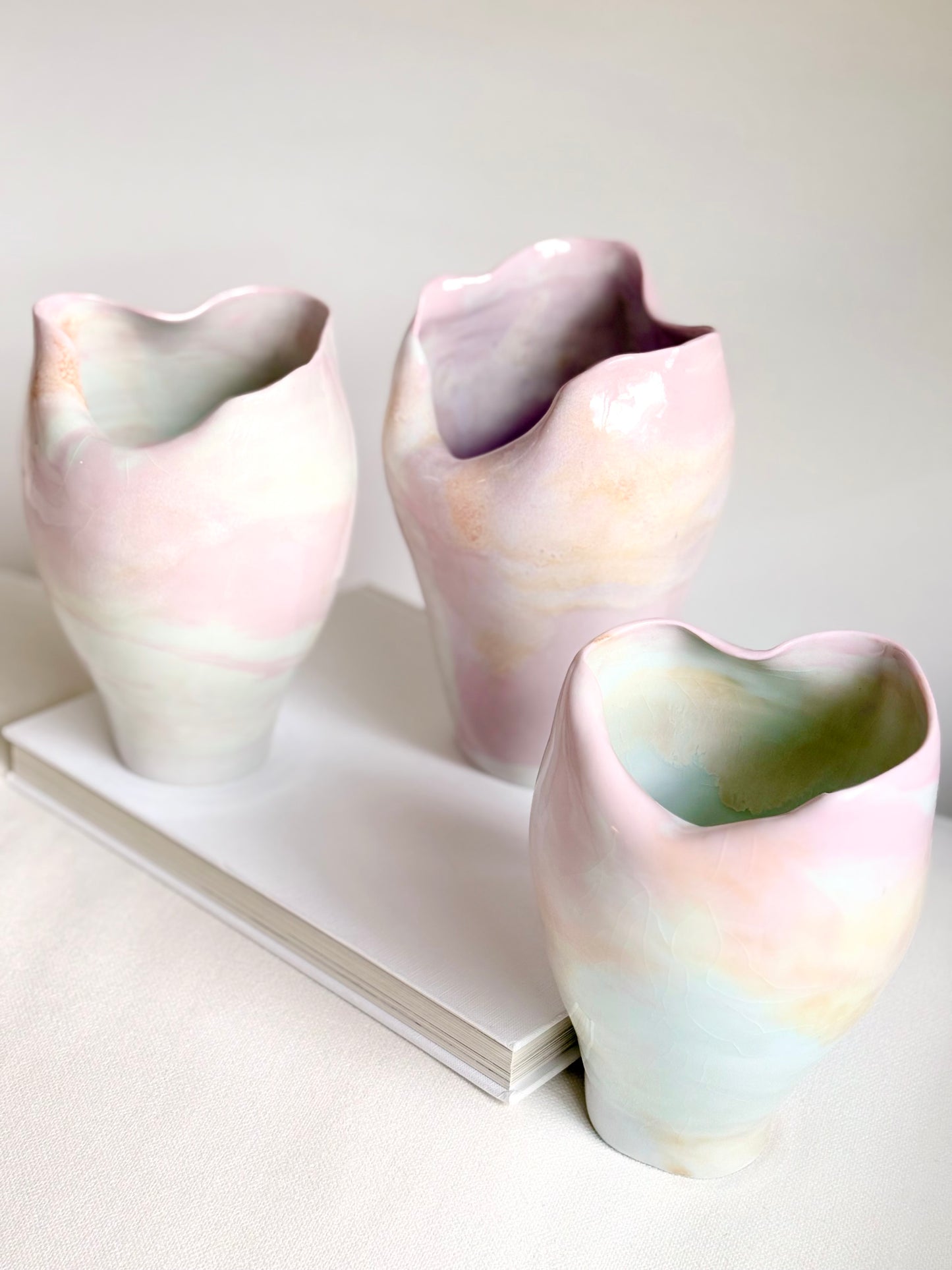 Cherry Blossom Soft Fold Vase