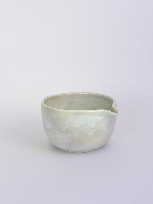 The Impressionist Matcha Bowl in Rosewater, small - available on 10/4