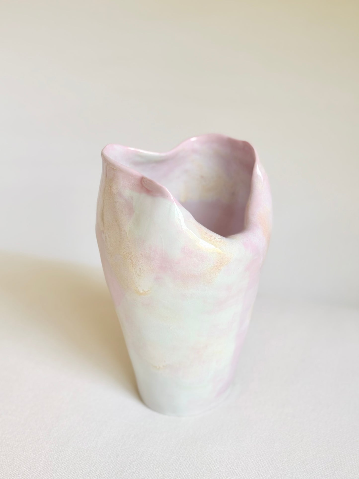 Cherry Blossom Soft Fold Vase