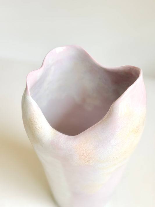 Cherry Blossom Soft Fold Vase