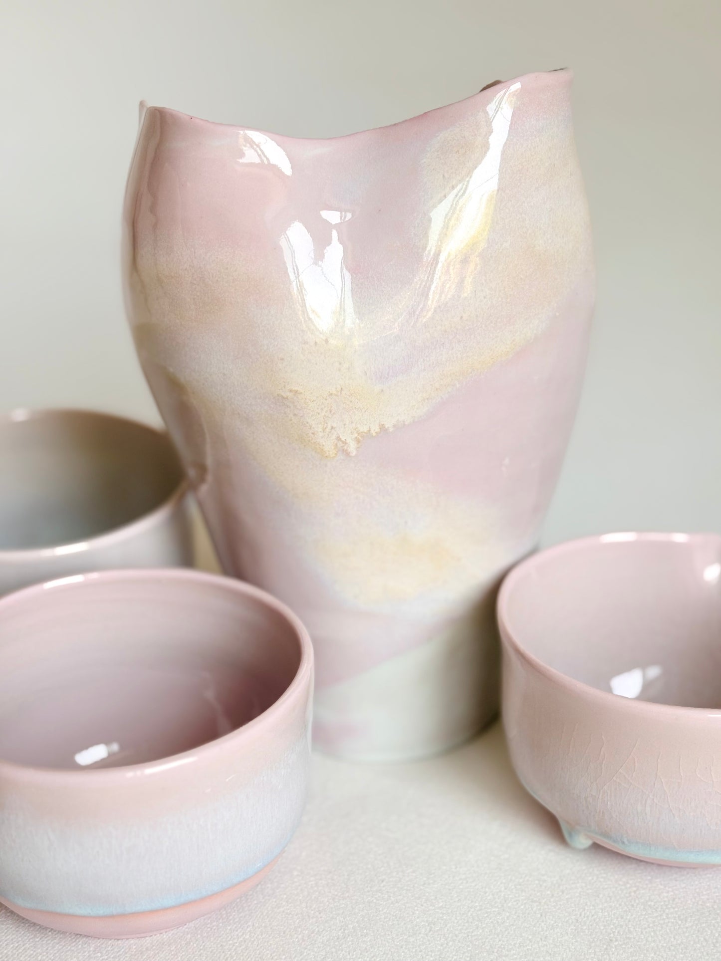 Cherry Blossom Soft Fold Vase