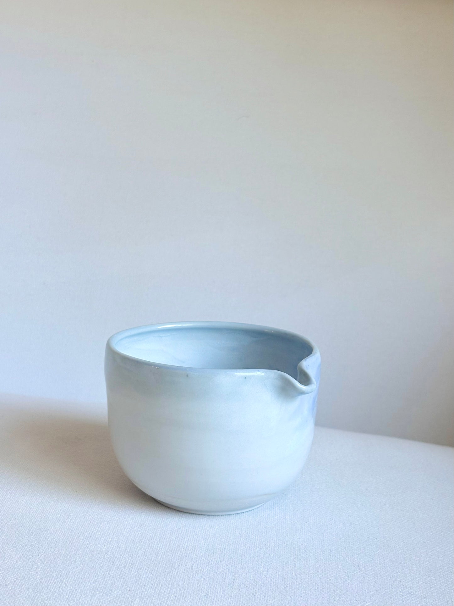Light Blue Marble Matcha Bowl