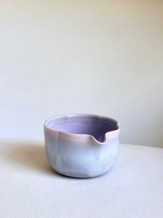 Lavender Blossom 6 Petal Matcha Bowl - available on 3/22