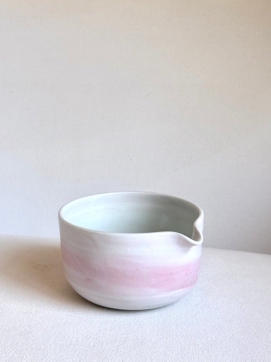 Cherry Blossom Matcha Bowl - Pink and White Marble 2, Large - available on 3/22