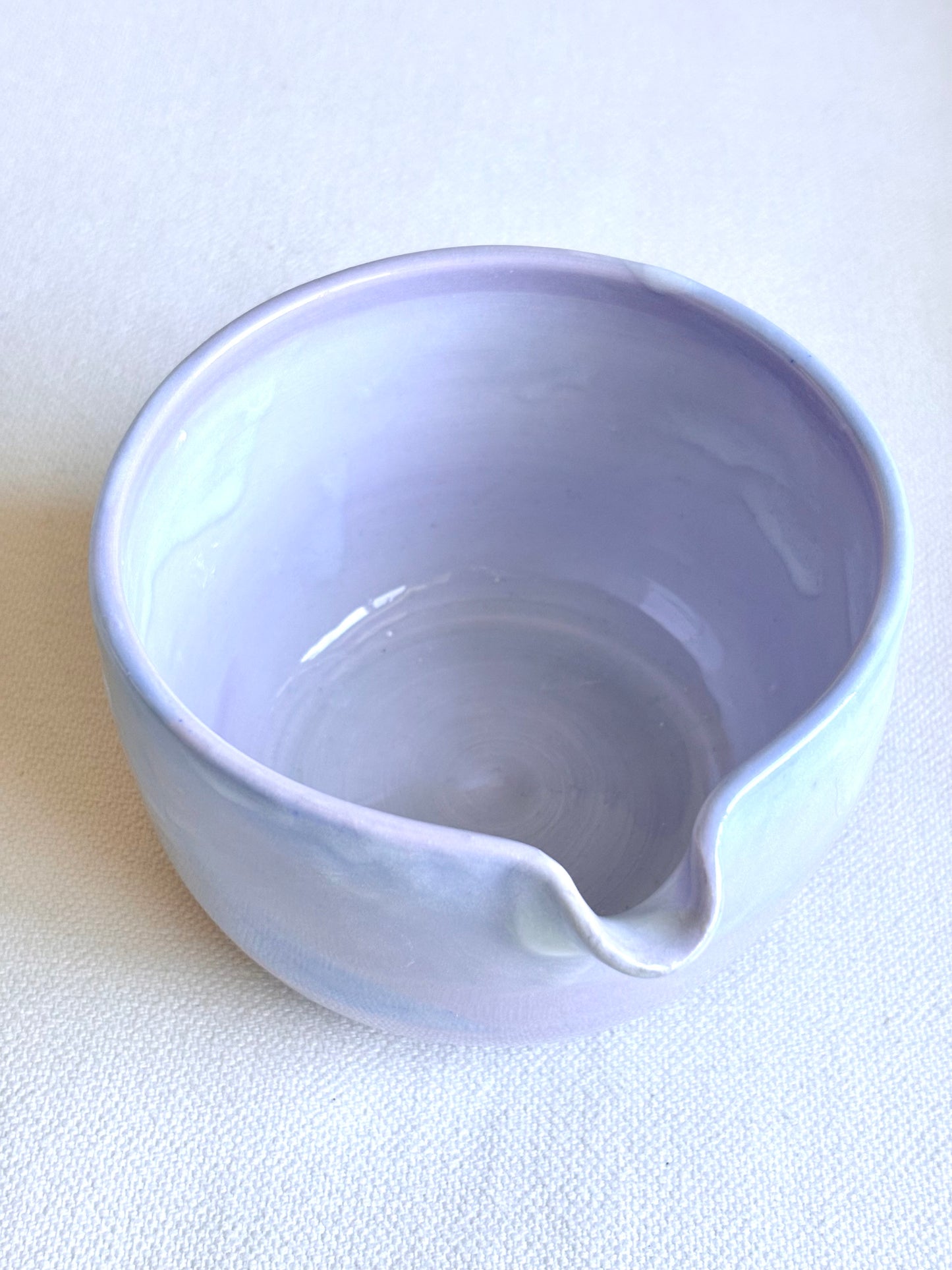 Lavender and Blue Marble Matcha Bowl - Available on 3/22