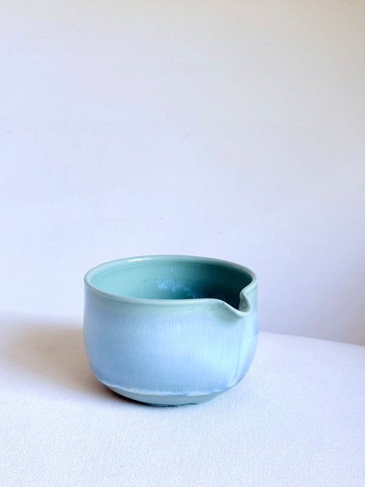 Sage Green Porcelain Matcha Bowl - available on 3/22