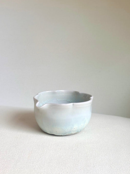 Lavender Blossom 6 Petal Matcha Bowl 1 - available on 5/16