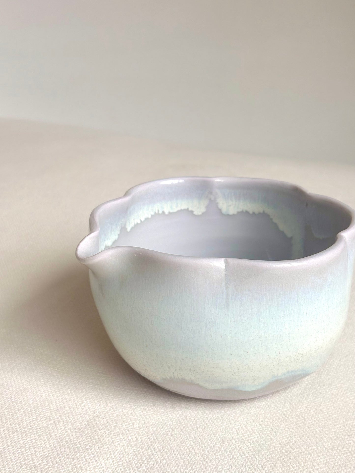 Lavender Blossom 6 Petal Matcha Bowl, Large - available on 5/16