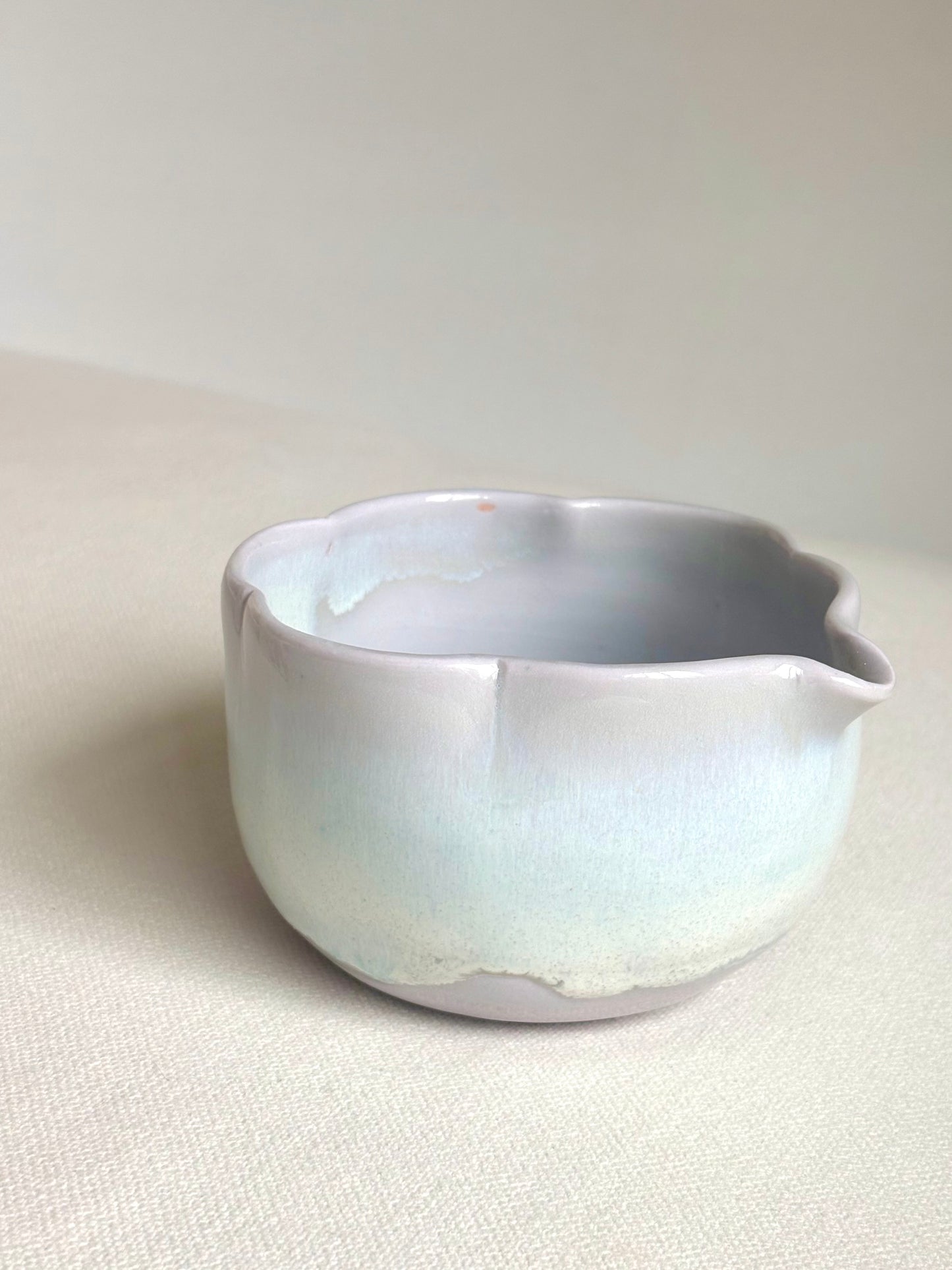 Lavender Blossom 6 Petal Matcha Bowl, Large - available on 5/16