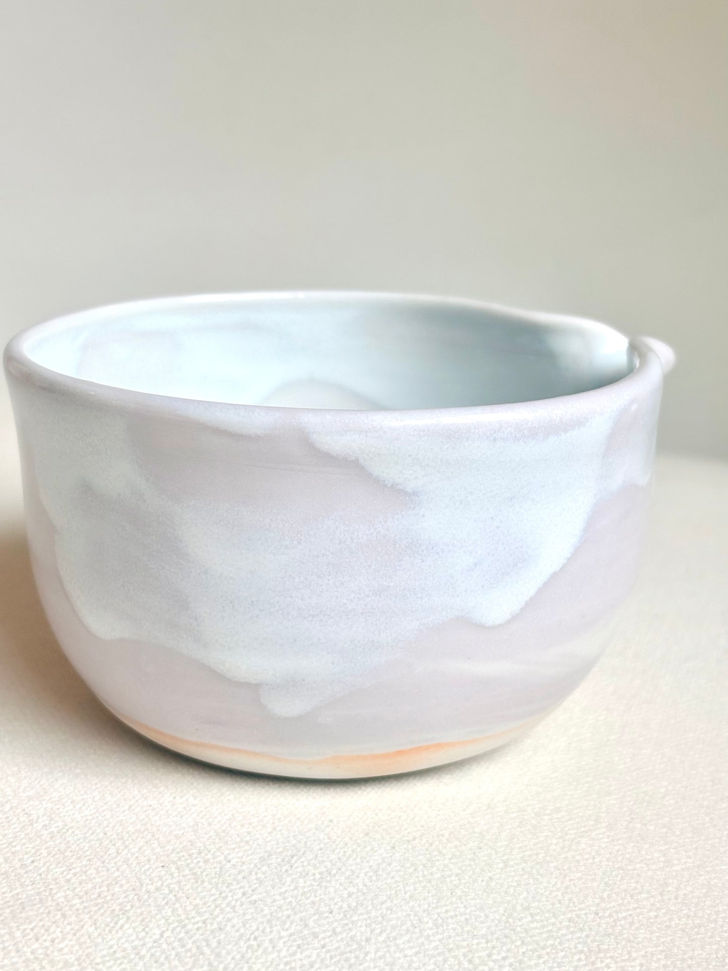 Lavender Marble Matcha Bowl - Available on 5/16