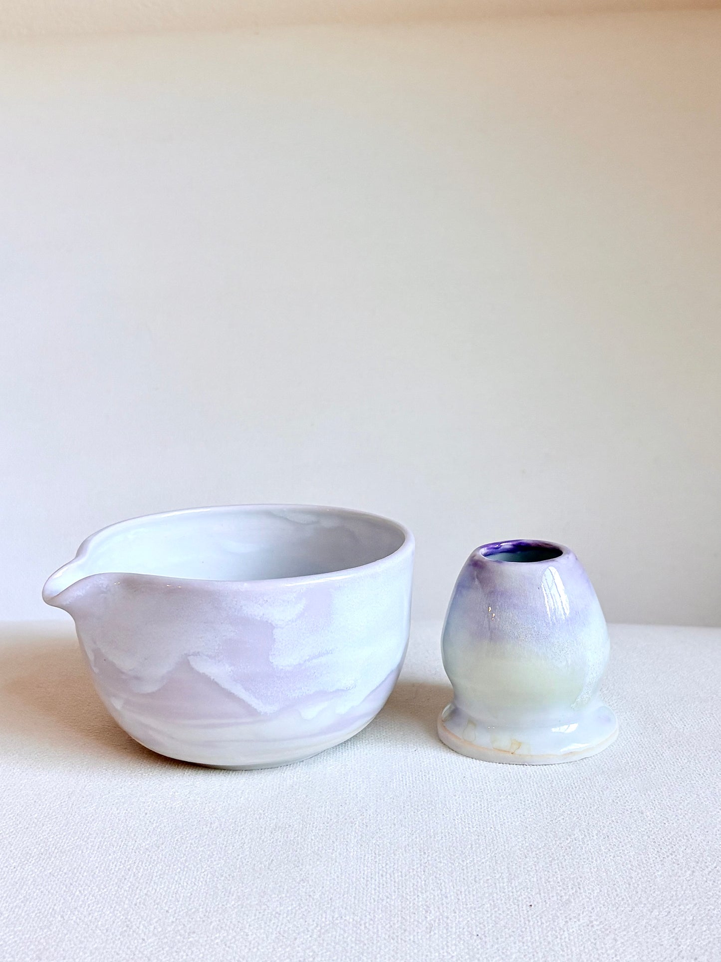Lavender Gradient Matcha Whisk Holder, Small