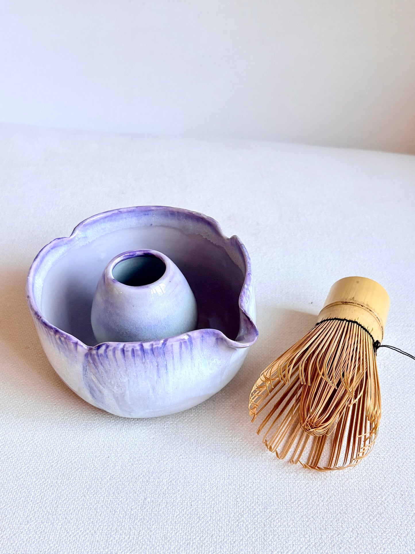 Lavender Gradient Matcha Whisk Holder, Small