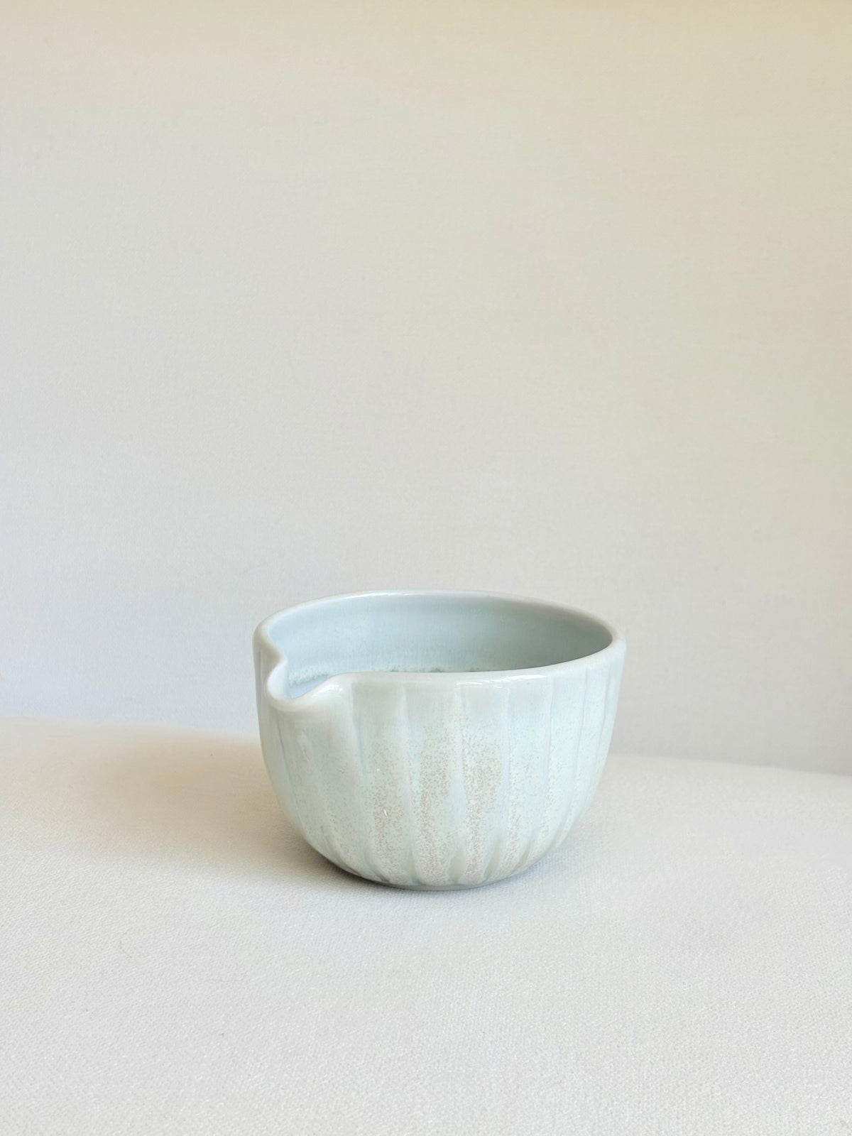 Fluted Porcelain Matcha Bowl, Mint - available on 6/20