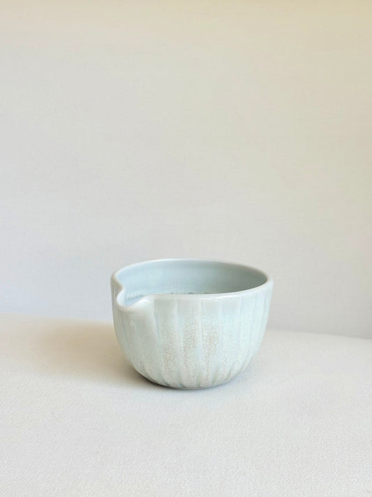 Fluted Porcelain Matcha Bowl, Mint - available on 6/20