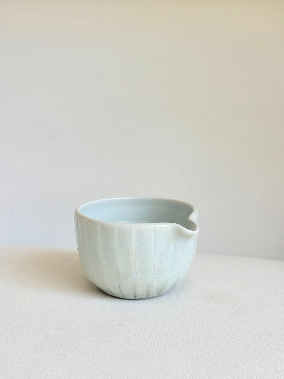 Fluted Porcelain Matcha Bowl, Mint - available on 6/20