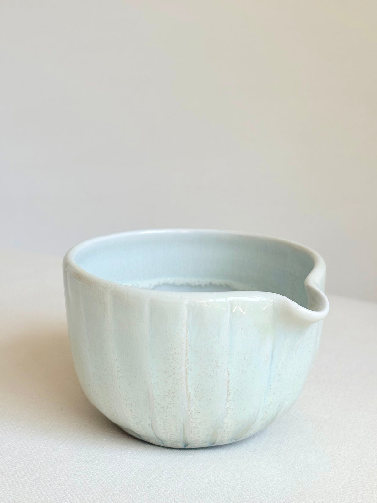 Fluted Porcelain Matcha Bowl, Mint - available on 6/20