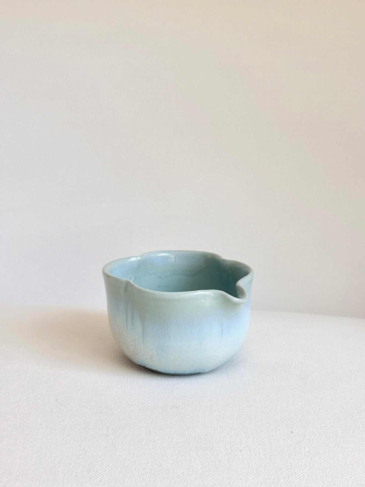 Sage Green Clover Porcelain Matcha Bowl - available on 6/20