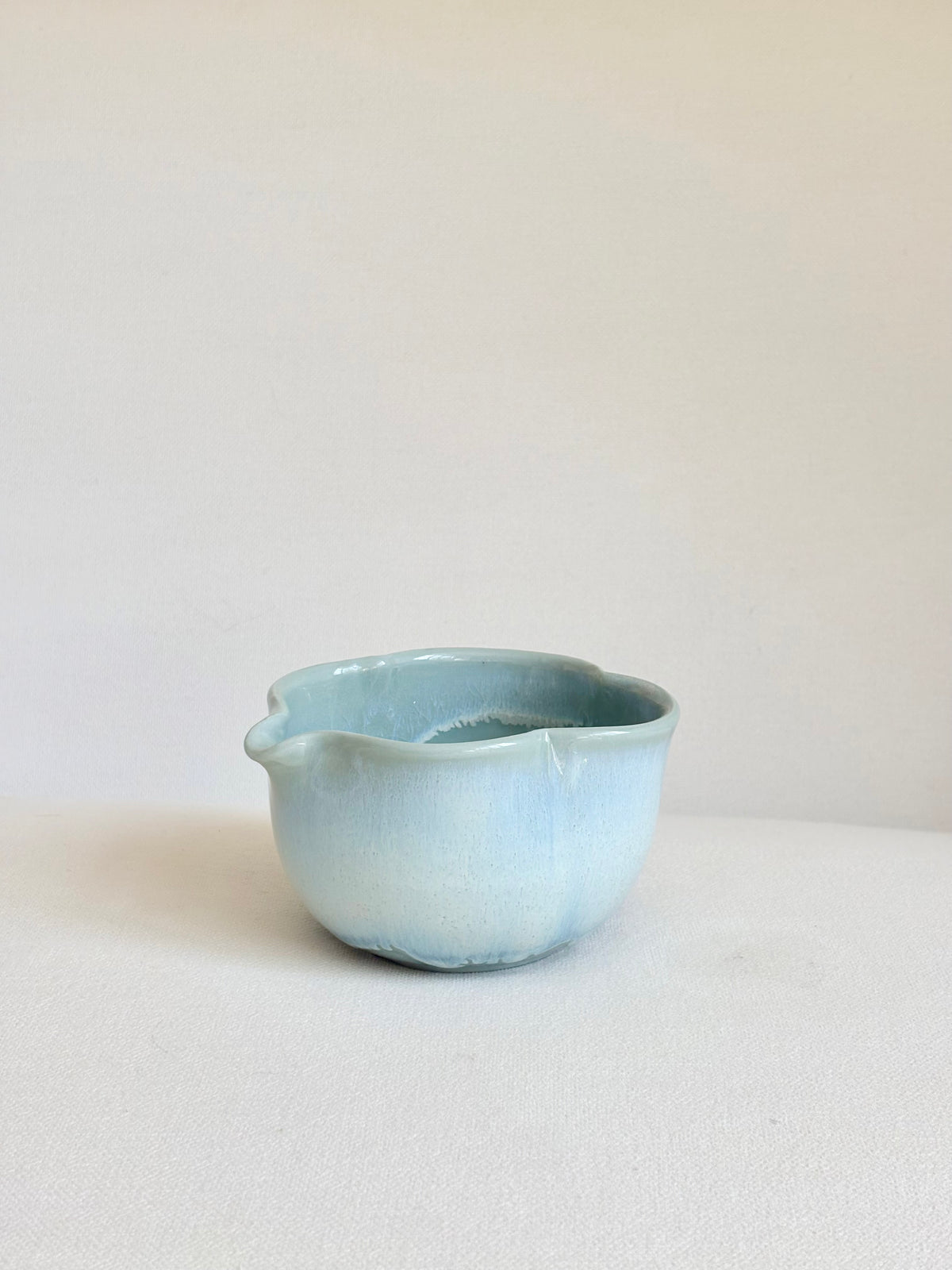Sage Green Clover Porcelain Matcha Bowl - available on 6/20