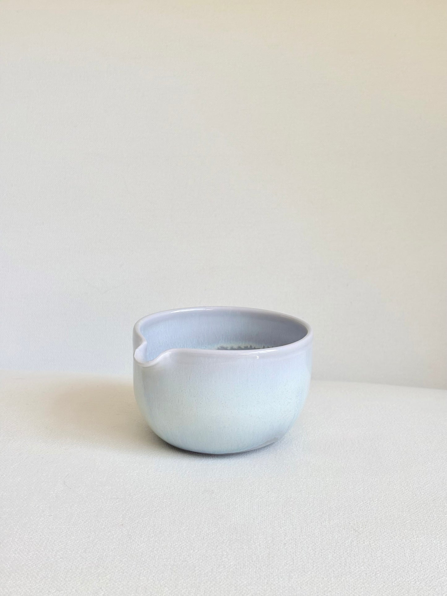 Lavender Matcha Bowl with Opalescent Glaze - available on 6/20