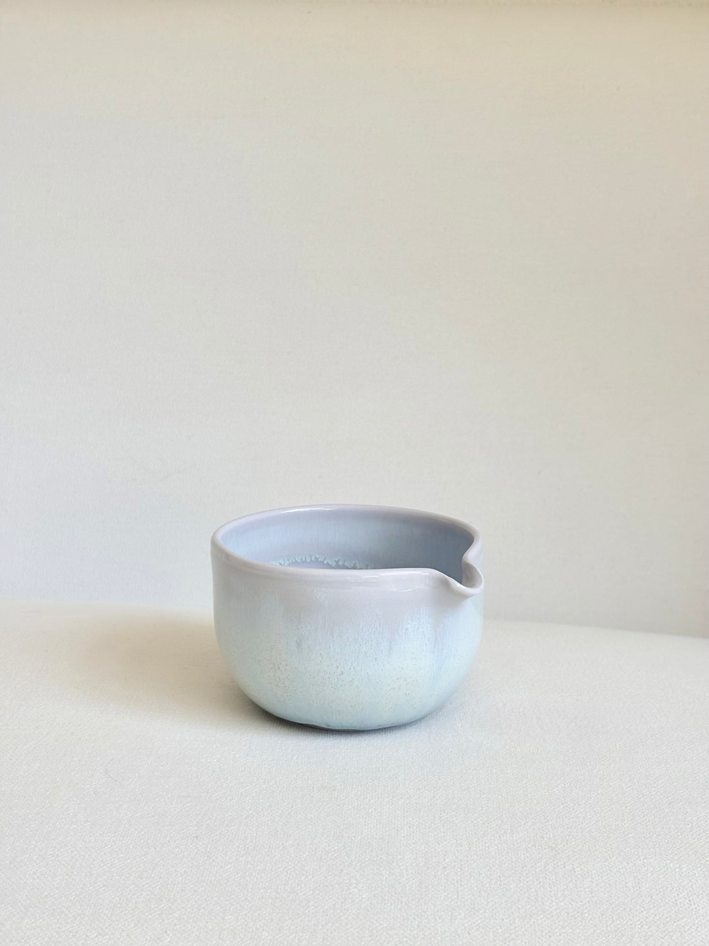 Lavender Matcha Bowl with Opalescent Glaze - available on 6/20