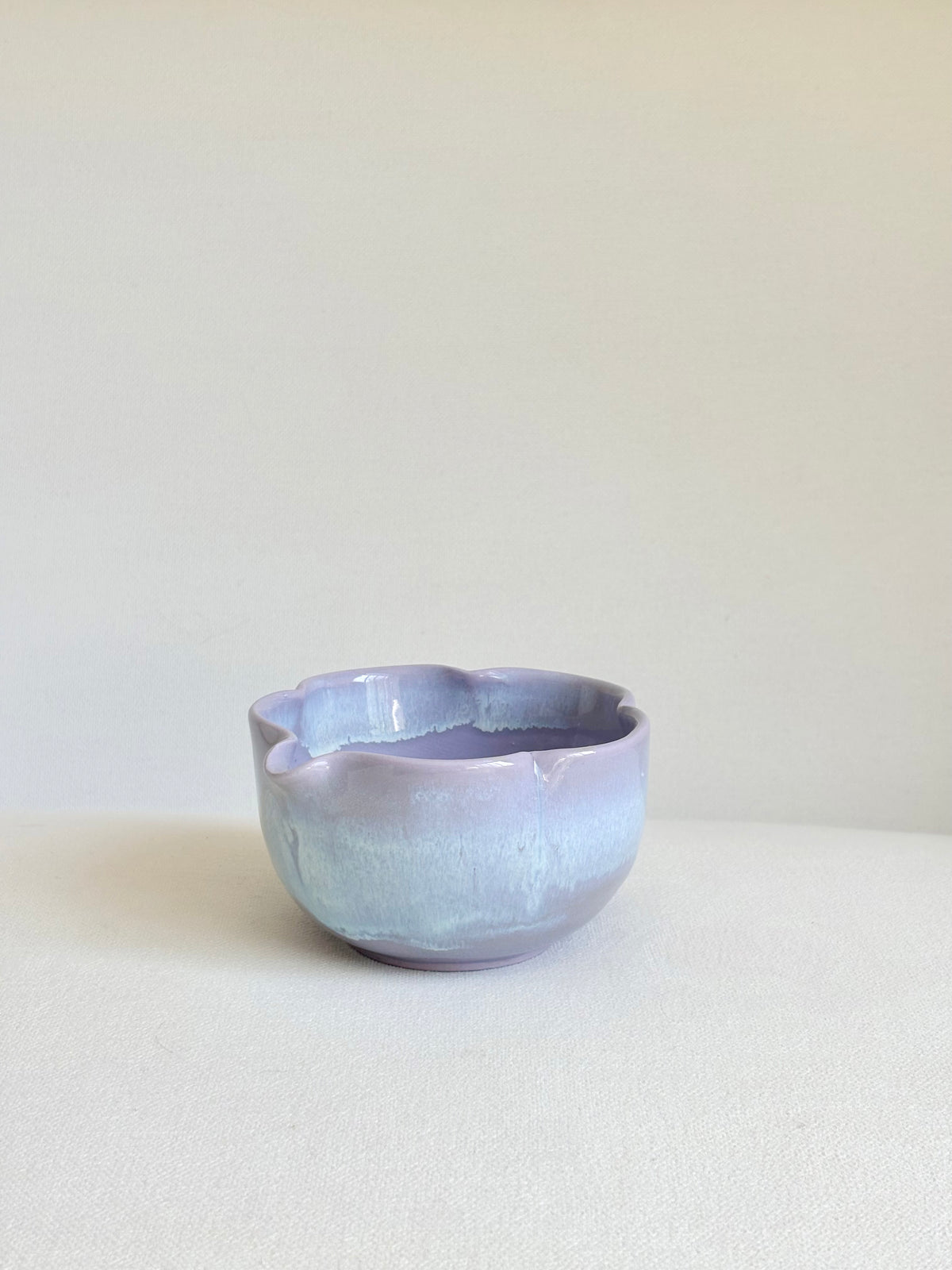 Lavender Blossom 5 Petal Matcha Bowl 1 - available on 6/20