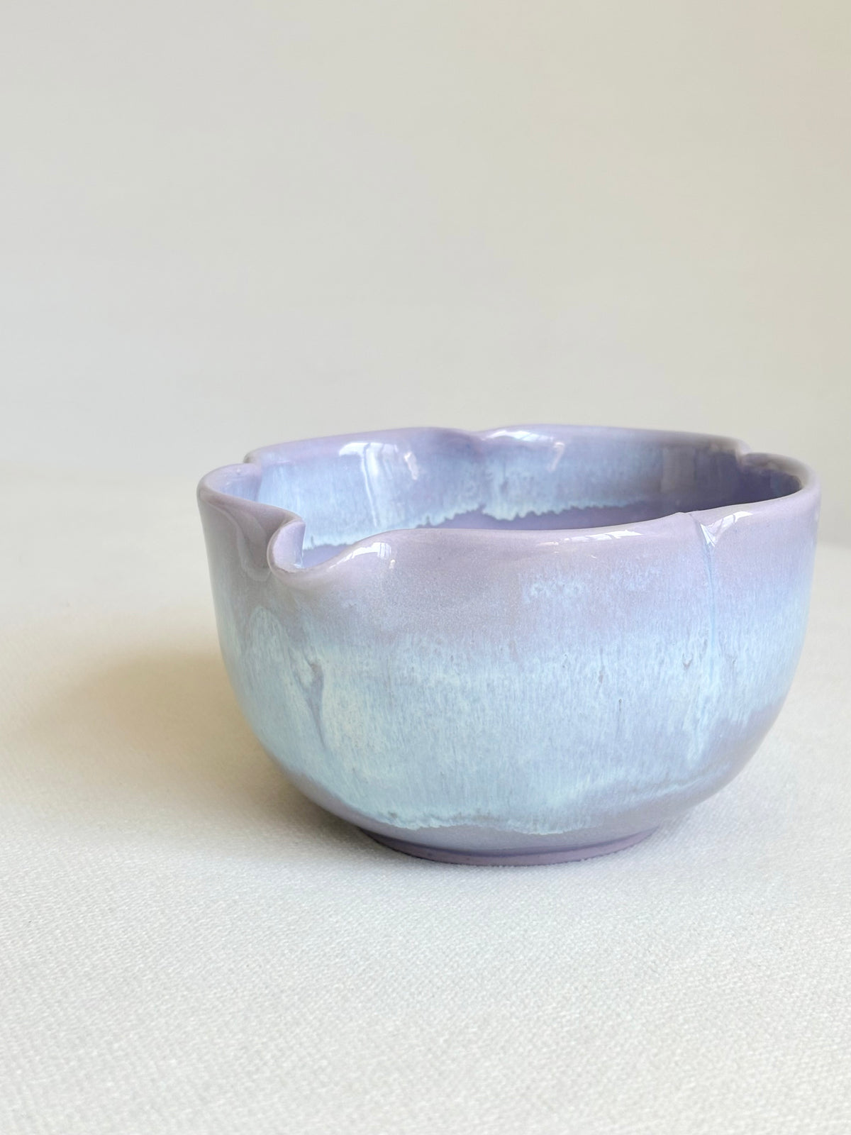 Lavender Blossom 5 Petal Matcha Bowl 1 - available on 6/20