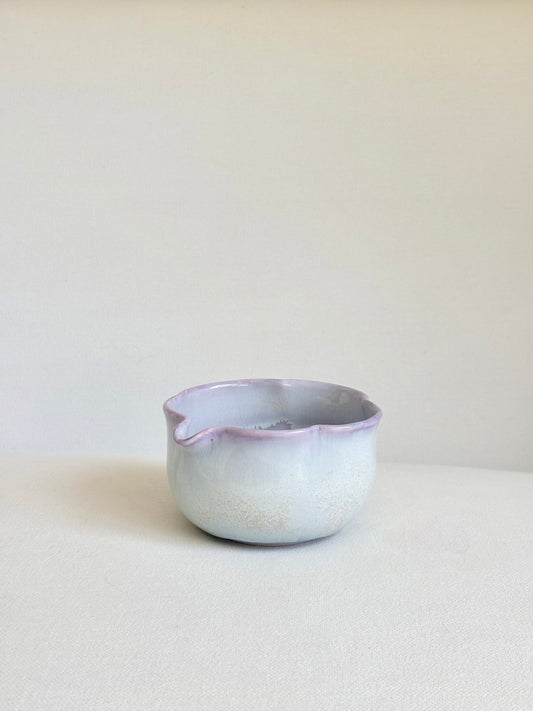 Lavender Blossom 5 Petal Matcha Bowl 2 - available on 6/20