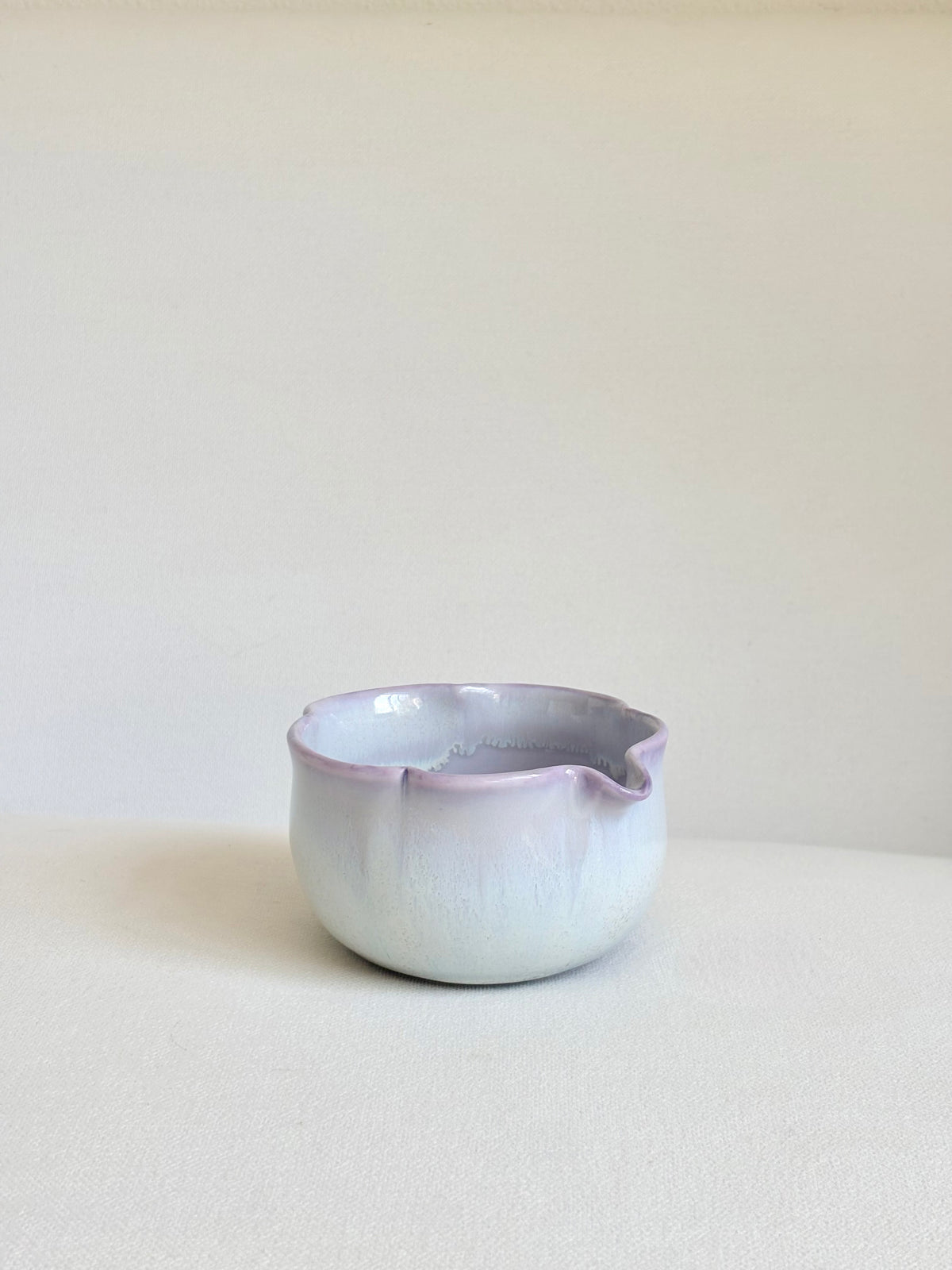 Lavender Blossom 5 Petal Matcha Bowl 2 - available on 6/20