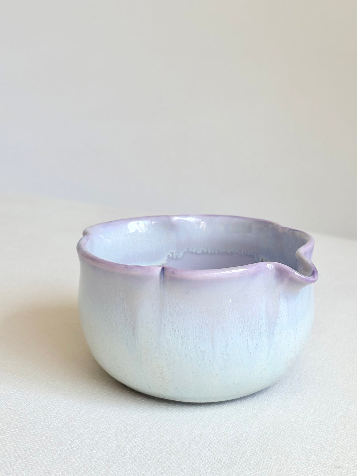 Lavender Blossom 5 Petal Matcha Bowl 2 - available on 6/20