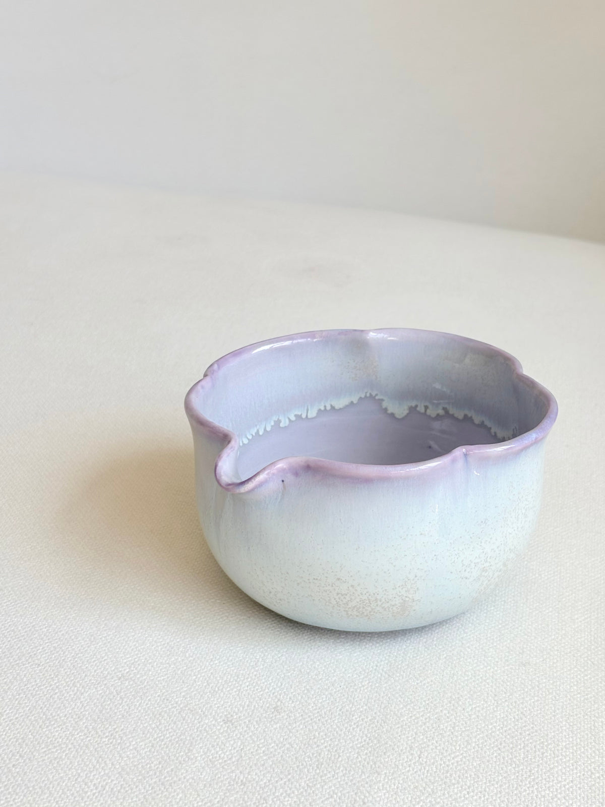 Lavender Blossom 5 Petal Matcha Bowl 2 - available on 6/20