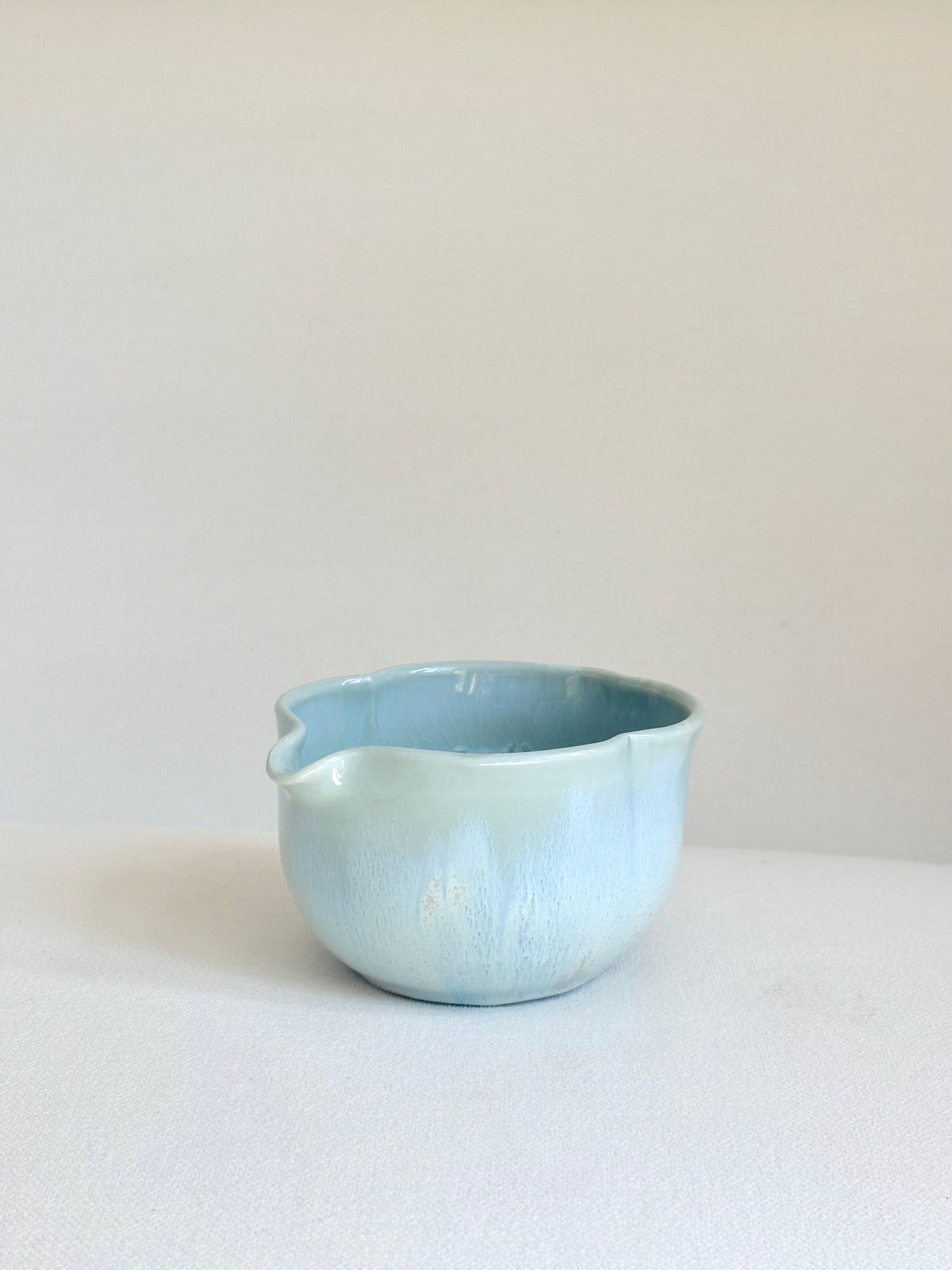Sage Green Clover Porcelain Matcha Bowl 2- available on 6/20
