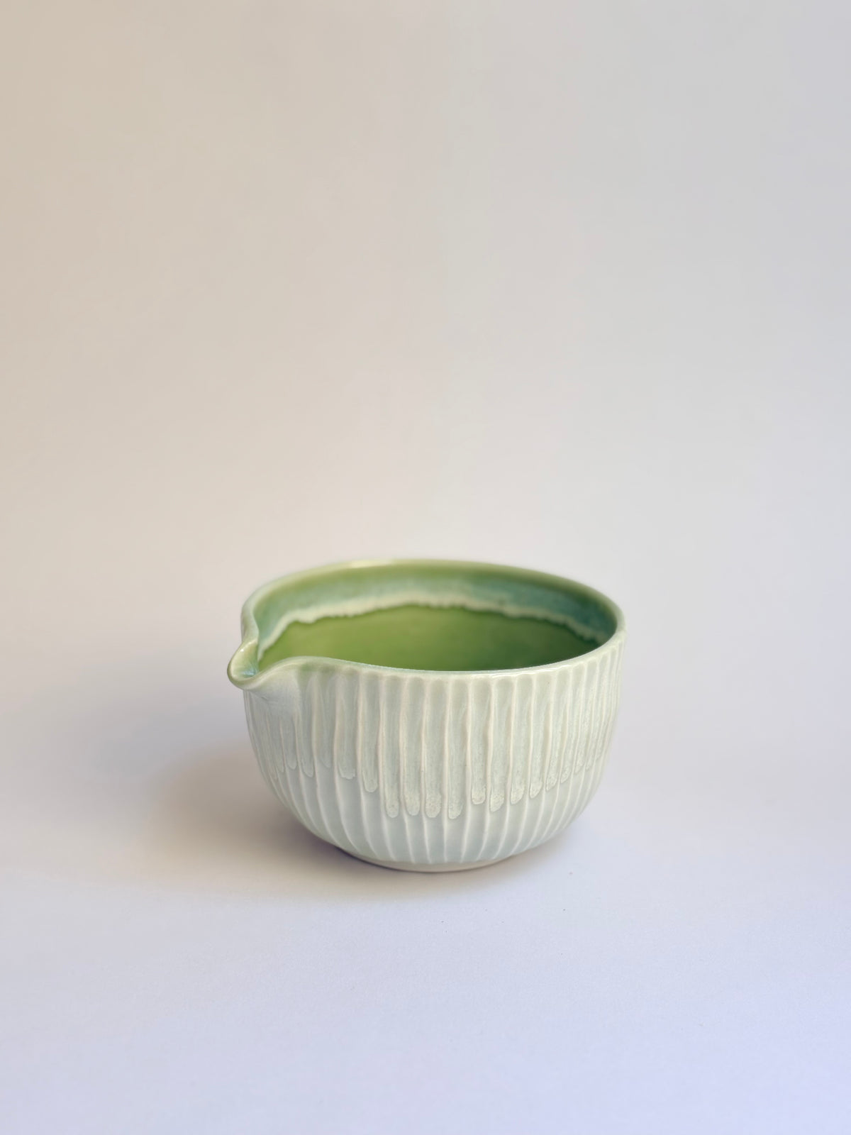 Fluted Porcelain Matcha Bowl - available on 10/4