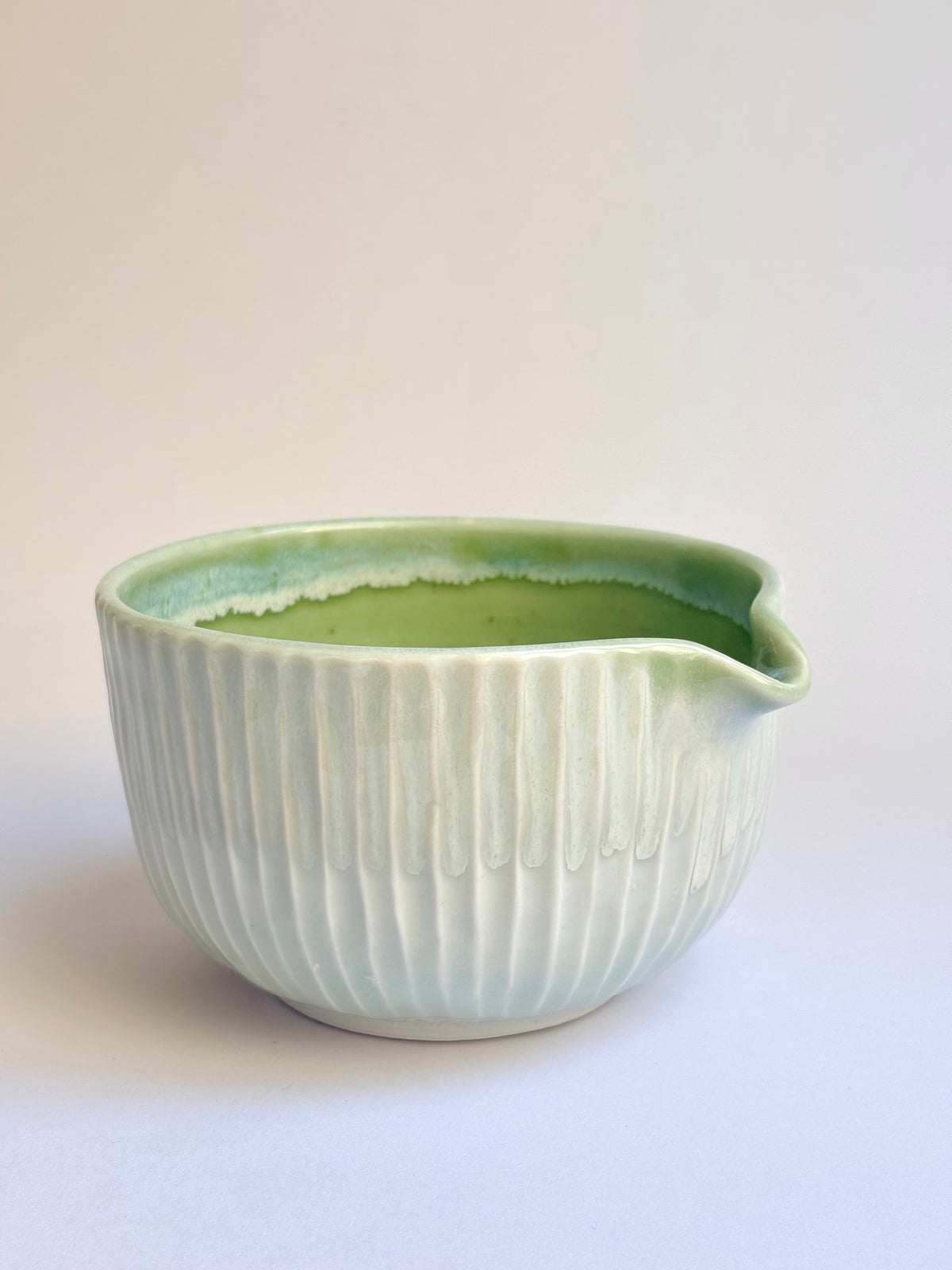 Fluted Porcelain Matcha Bowl - available on 10/4