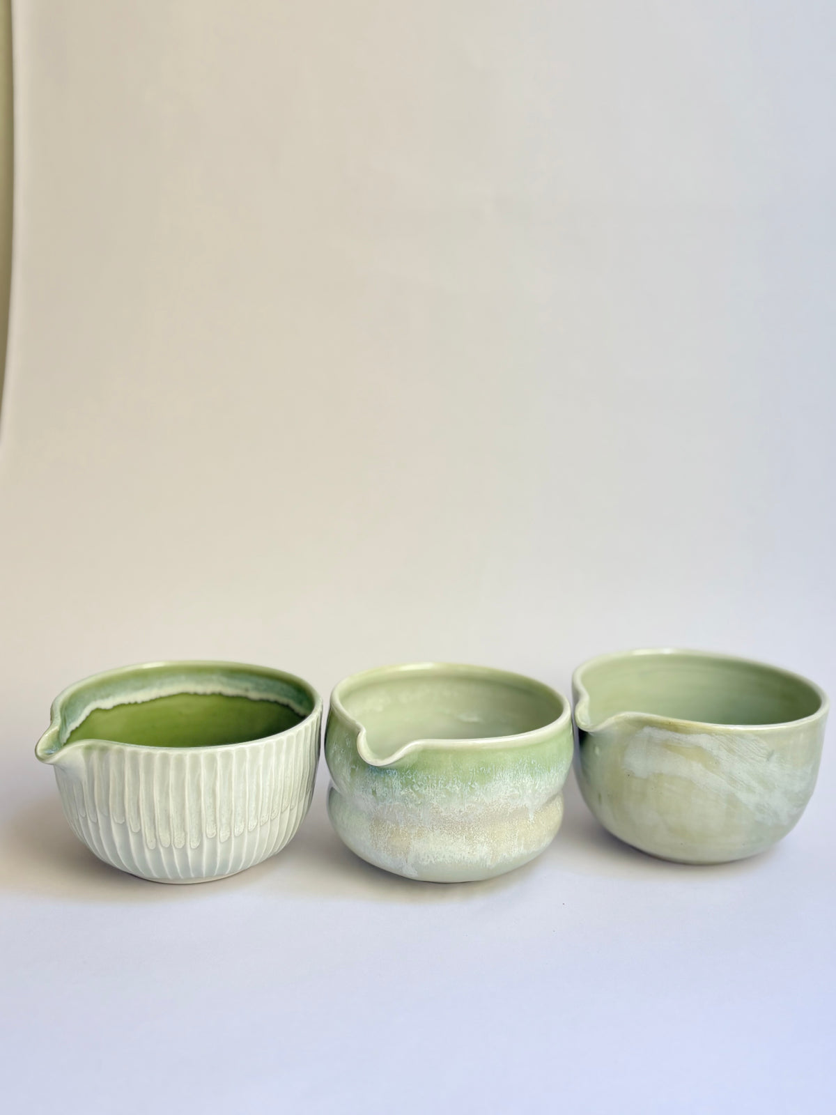 Fluted Porcelain Matcha Bowl - available on 10/4