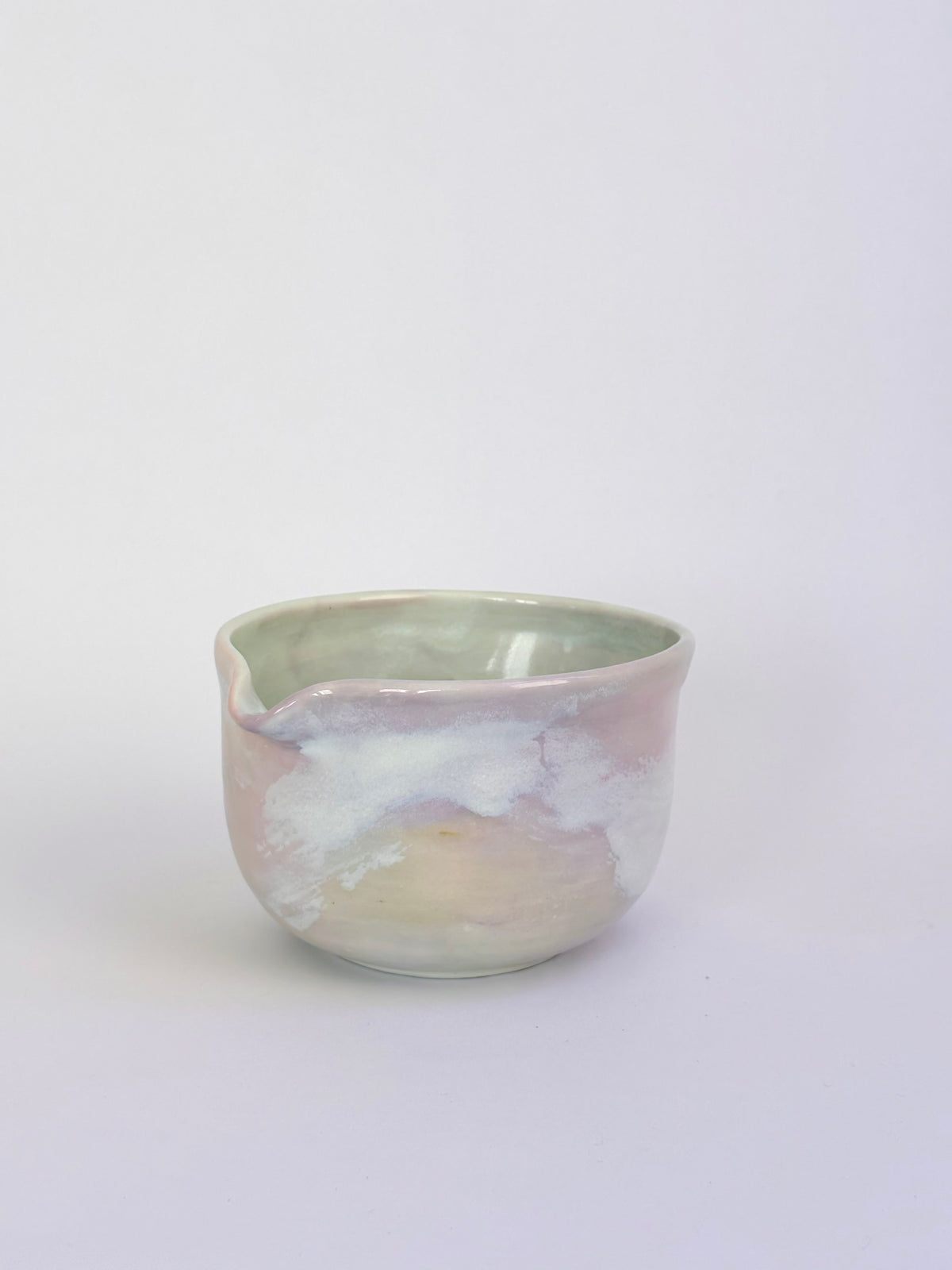The Impressionist Matcha Bowl in Rosewater, large - available on 10/4