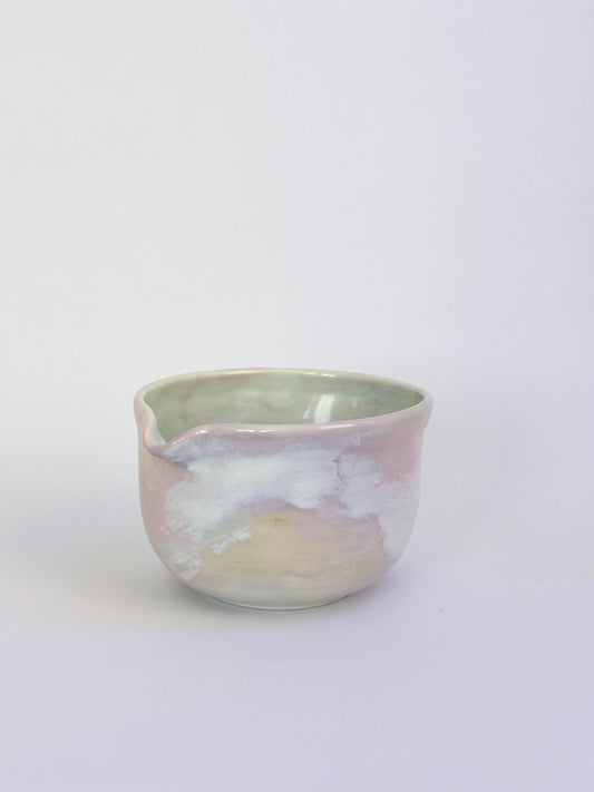 The Impressionist Matcha Bowl in Rosewater, large - available on 10/4