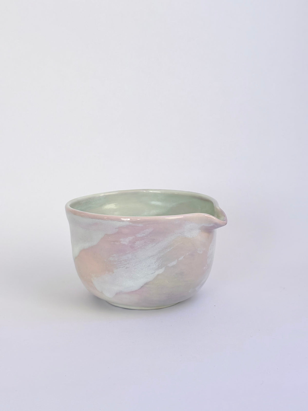 The Impressionist Matcha Bowl in Rosewater, large - available on 10/4