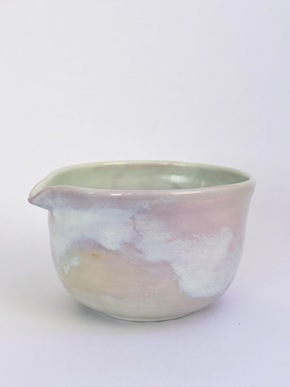 The Impressionist Matcha Bowl in Rosewater, large - available on 10/4