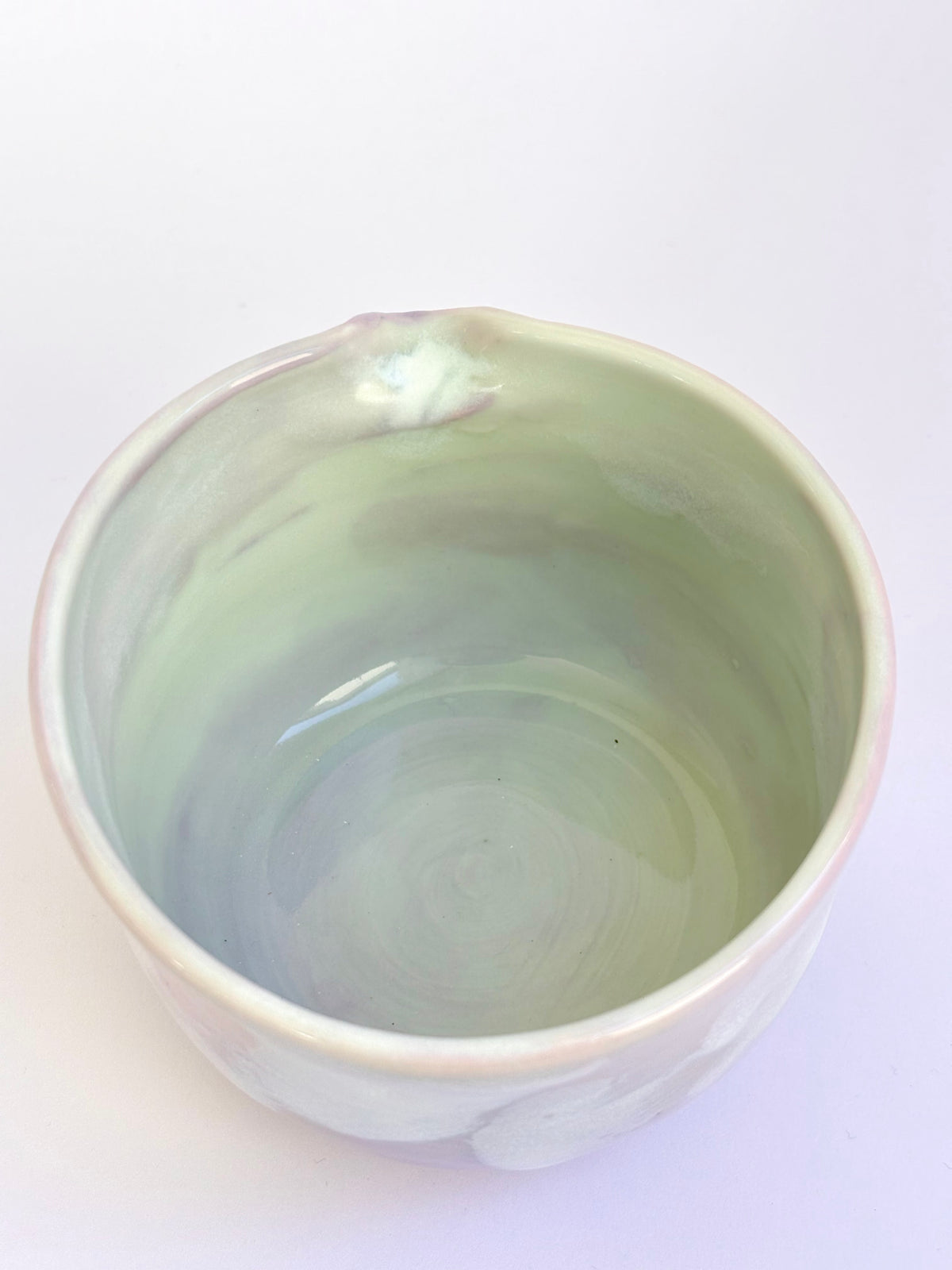 The Impressionist Matcha Bowl in Rosewater, large - available on 10/4
