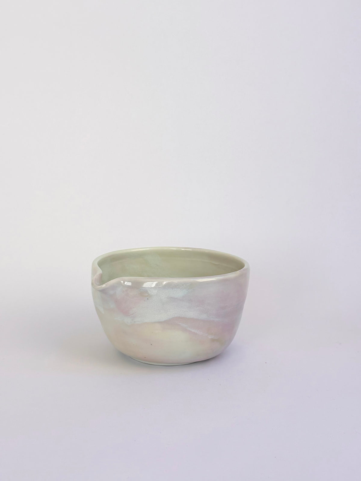 The Impressionist Matcha Bowl in Rosewater, small - available on 10/4
