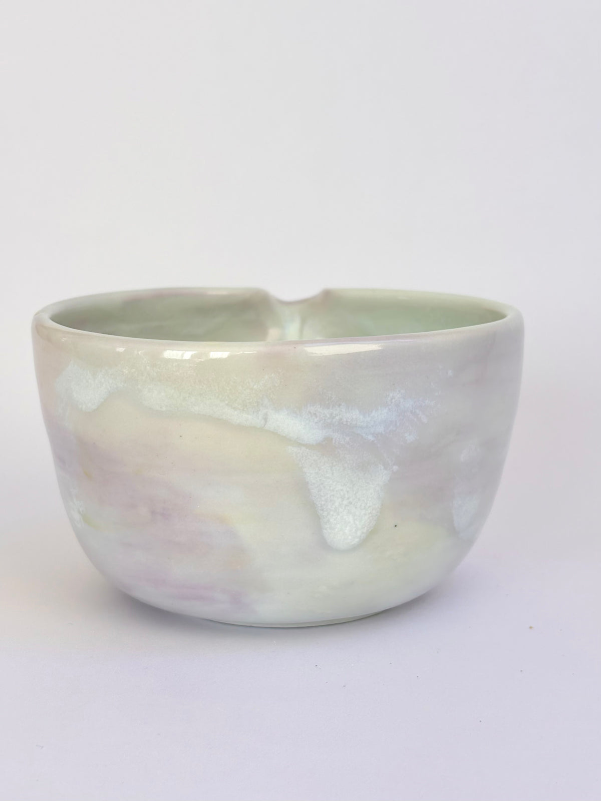 The Impressionist Matcha Bowl in Rosewater, small - available on 10/4